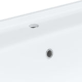Bathroom Sink White 61x48x19.5 cm Rectangular Ceramic 153709