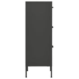 Storage Cabinet Anthracite Steel Medium Ball-Bearing 336186