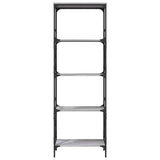 Bookcase 5-Tier Grey Sonoma 59x35x171 cm Engineered Wood 837625
