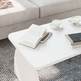 Coffee Table White 80 x 50 x 31 cm Solid pine wood 873518