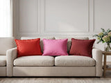 Cushion with Pillow HOUTEN 6 pcs Pink Polyester 932612