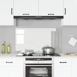 Kitchen Backsplash Transparent 120 x 60 cm Tempered Glass 42001297