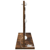 Vanity Mirror Rectangular Smoked Oak 80 x 45 x 18 cm 868321