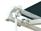 3x2.5 m Sun Shade Canopy Garden Patio Manual Retractable Awning Canopy-Dark Green T3398P310345