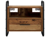Hanging Bedside Cabinet 2 pcs Old Wood 40 x 30 x 50 cm 8013563