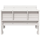 Picnic Table for Kids White 88x122x58 cm Solid Wood Pine 832602