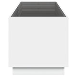 Coffee Table with Infinity LED White 90x50x50 cm 847665