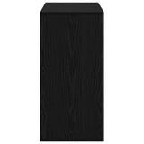 Sideboard with Drawer Black Oak 68.5 x 32 x 67 cm 8000541