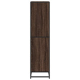 Book Cabinet Brown Oak 40x35x139 cm Engineered Wood 849128