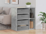 Sideboard with Drawer Concrete Grey 60 x 33.5 x 84 cm 8000471