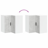 Kitchen Wall Corner Cabinet "Porto" Concrete Grey Engineered Wood 854101