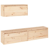 TV Cabinets 3 pcs Solid Wood Pine 3100134
