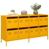 Sideboard Mustard Yellow 135x39x73.5 cm Cold-rolled Steel 3307170