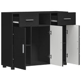 Wooden Cabinet Black 88.5 x 30.5 x 73 cm Engineered Wood 880282