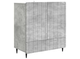 Sideboard Concrete Grey 66 x 34.5 x 97 cm Engineered Wood 894438