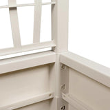Garden Planter White 36 x 36 x 140 cm Polypropylene 42006499