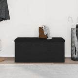 Storage Bench Black oak 102 x 42 x 45 cm Engineered Wood 862985