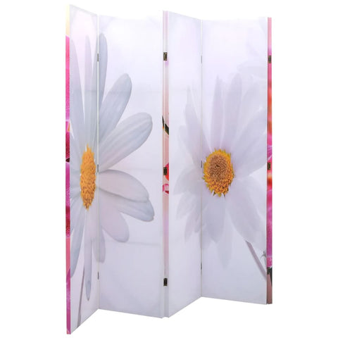 ZNTS Folding Room Divider 200x170 cm Flower 240479