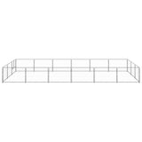 Dog Kennel Silver 18 m Steel 3082138