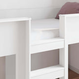 Bunk Bed for Kids White 75 x 190 cm Engineered wood 3410467