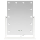 LED Vanity Mirror White 44 x 10 x 53 cm Glass and Steel 42020525
