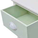 French Storage Cabinet 3 Drawers Wood 242876