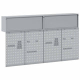 Tool Cabinet Set with Shelf with Storage 6 pcs Black Steel 3321414
