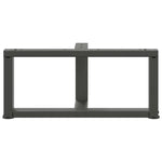 ZNTS Coffee Table Legs T-Shaped 2 pcs Anthracite 60x25x cm Steel 4013014