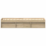 Bed Frame without Mattress Sonoma Oak 100x200 cm 3203833