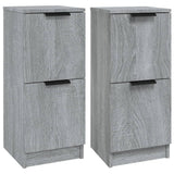 ZNTS Sideboards 2 pcs Grey Sonoma 30x30x70 cm Engineered Wood 817021