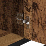 Bathroom Furniture Set with Door 2 pcs Old wood 80 x 33 x 60 cm 3402426