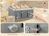 Electric Stainless Steel Kettle and Toaster Set, 3000W 1.7L UK Strix Thermostat Fast Boil Kettle w/ T3398P378836