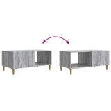 Coffee Table Grey Sonoma 90 x 50 x 40 cm Engineered Wood 895191