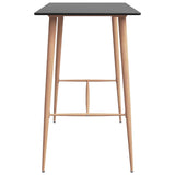 7 Piece Bar Set Black 3057479