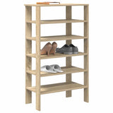 Shoe Rack Sonoma Oak 61x32x105 cm Engineered Wood 859862