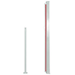 Patio Retractable Side Awning 100x500 cm Red 48385