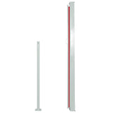 Patio Retractable Side Awning 100x500 cm Red 48385
