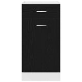Hanging Cabinet Black Oak 40 x 46 x 81.5 cm Engineered Wood 863247