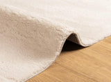 Rug HUARTE Short Pile Soft and Washable Beige 160x160 cm 375021
