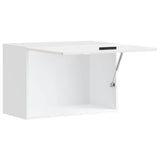 Kitchen Wall Cabinet Porto High Gloss White Engineered Wood 854079