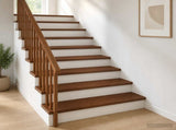 Stair Tread 16 pcs 90 x 25 x 2 cm Dark Brown Solid Oak Wood 3449479