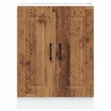 Sink Base Cabinet Kalmar Old Wood 60x46x81.5 cm Engineered Wood 853445