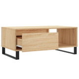 Coffee Table Sonoma Oak 90x50x36.5 cm Engineered Wood 830575
