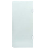Wall-mounted Urinal Privacy Screen 90x40 cm Tempered Glass 249496