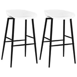 Bar Chairs 2 pcs White 248156