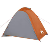 Camping Tent Dome 3-Person Orange Waterproof 94333