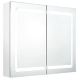 LED Bathroom Mirror Cabinet Shining White 80x12x68 cm 326517