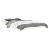 Bed Frame without Mattress White 100x200 cm Solid Wood Pine 823455