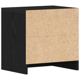 Bedside Cabinets 2 pcs Black Oak 40x30x40 cm Engineered Wood 862005