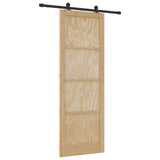 Sliding Door ORKDAL Natural 83 x 232 cm Solid Pine Wood 3445490